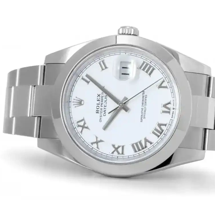 Prestigious Jewelers Datejust White Rolex 126300 0701